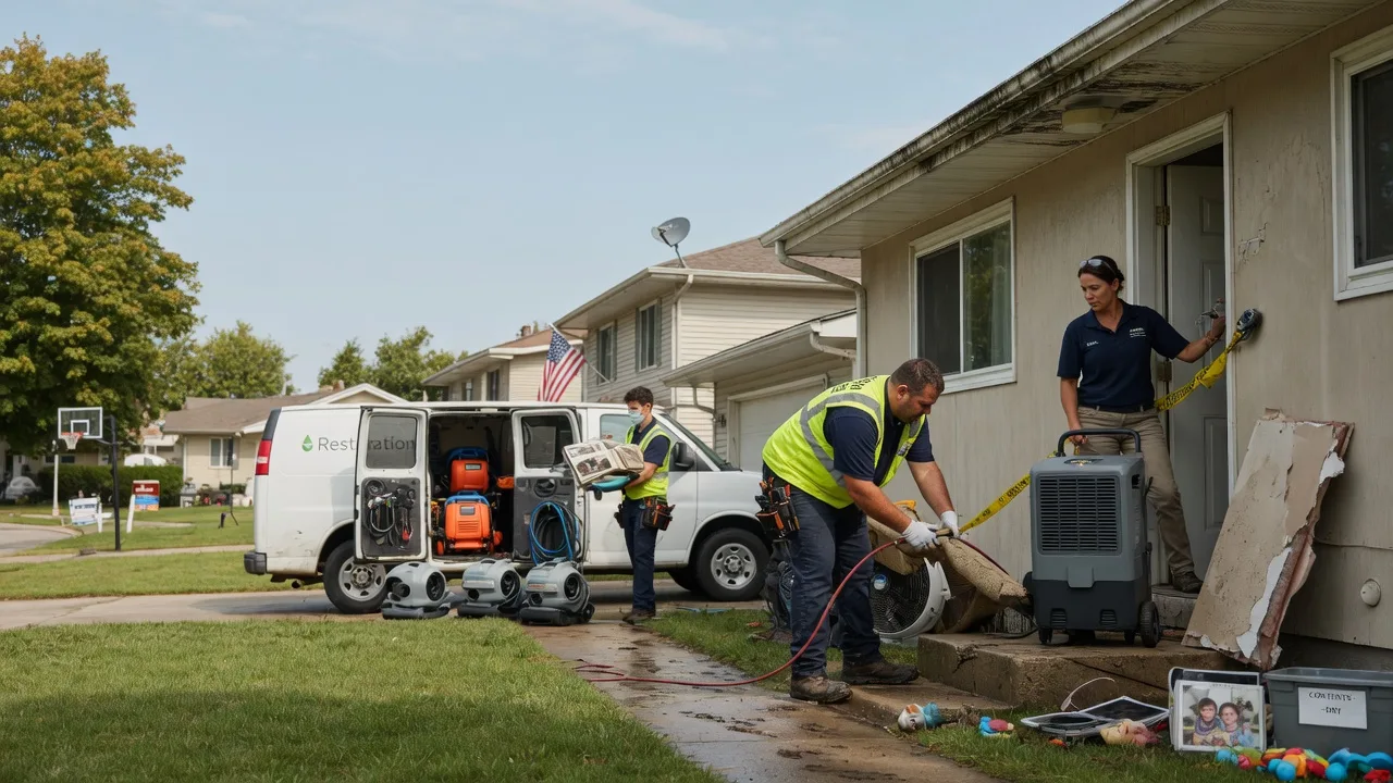 Water Damage Restoration in Rutland, IL near me